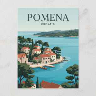 Pomena Croatia Postcard