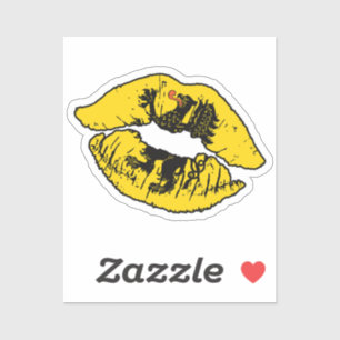 Pomerania Pomeranian Lipstick Love Flag