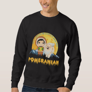 Pomeranian All I Need Is Coffee And My Dog Sweatshirt