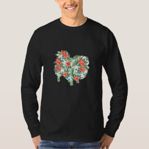 Pomeranian Aloha Hawaiian Dog T-Shirt