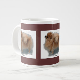 Pomeranian Art Gifts Large Coffee Mug