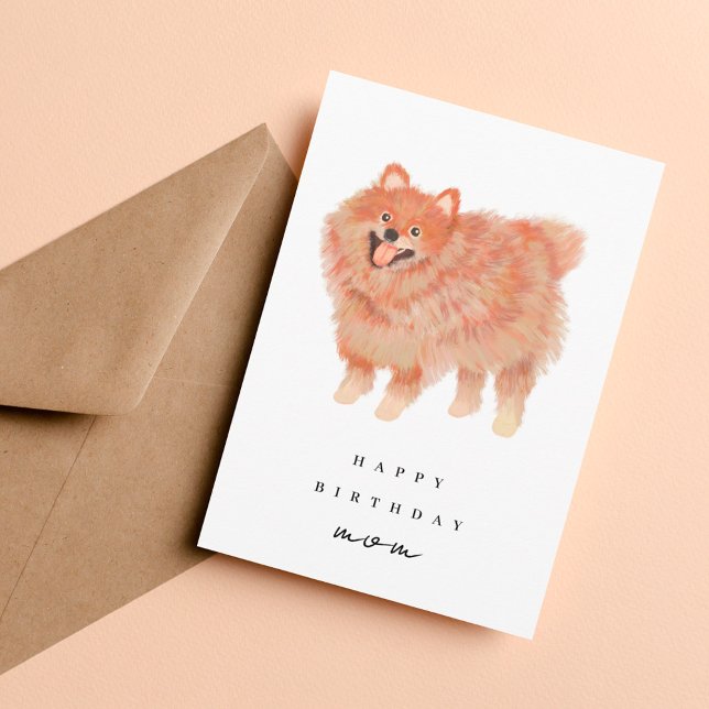 Pomeranian Birthday Card (Creator Uploaded)