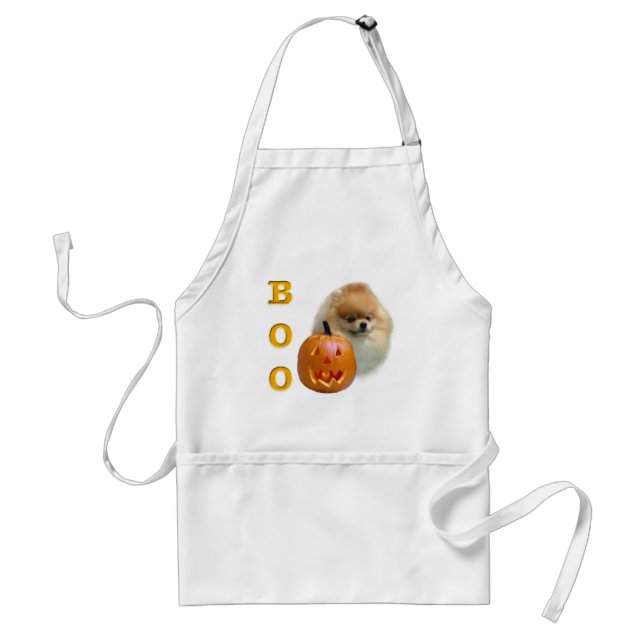 Pomeranian Boo Standard Apron (Front)