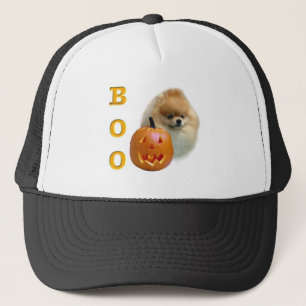 Pomeranian Boo Trucker Hat