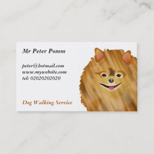Pomeranian Business Card