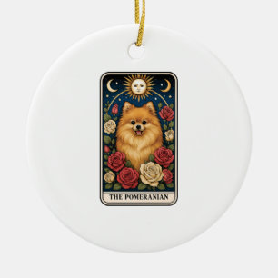 Pomeranian Ceramic Tree Decoration