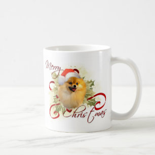 Pomeranian Christmas Mug