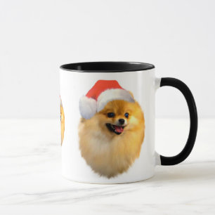 Pomeranian Christmas Mug