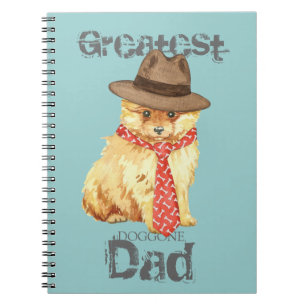 Pomeranian Dad Spiral Notebook