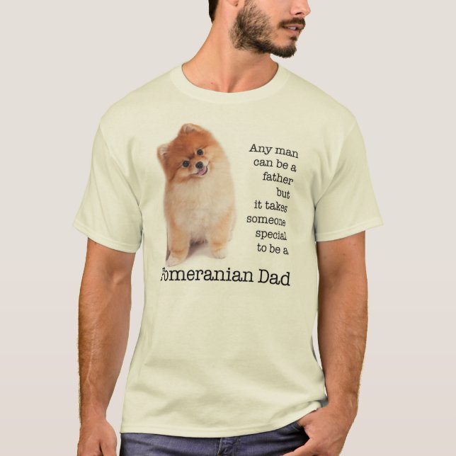 Pomeranian Dad T-Shirt (Front)