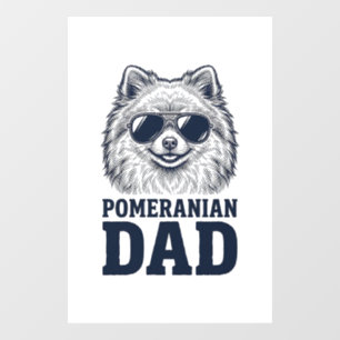 Pomeranian Dad Vintage Engraving Dog Lover Design_