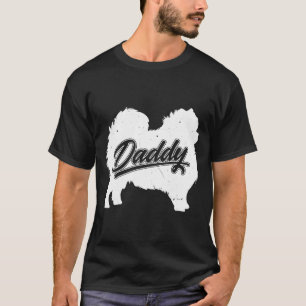 Pomeranian Daddy Dog Owner Papa Fathers Of Pomeran T-Shirt