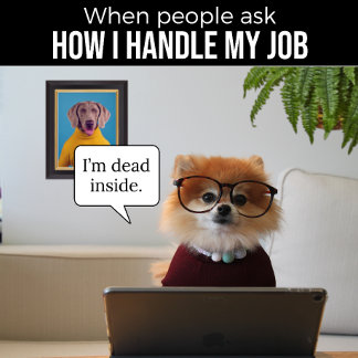 Pomeranian Dead Inside T-Shirt