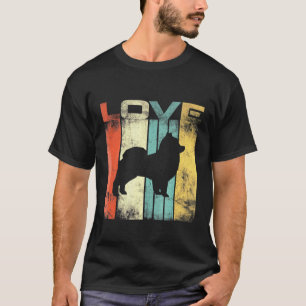 Pomeranian Distressed Vintage Retro For Dog T-Shirt