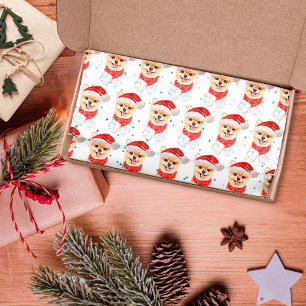 Pomeranian Dog Breed Christmas Stars Tissue Paper