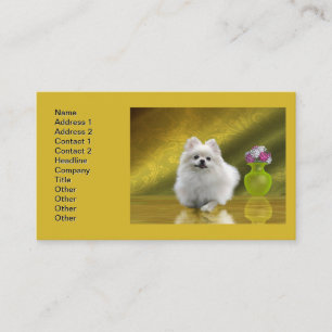 Pomeranian Dog Business Card