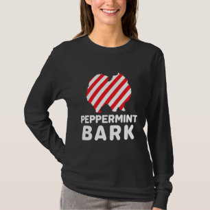 Pomeranian Dog Christmas Funny Peppermint Bark T-Shirt