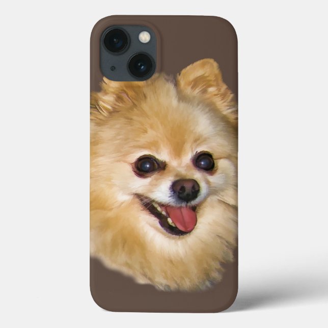 Pomeranian Dog Customisable Case-Mate iPhone Case (Back)