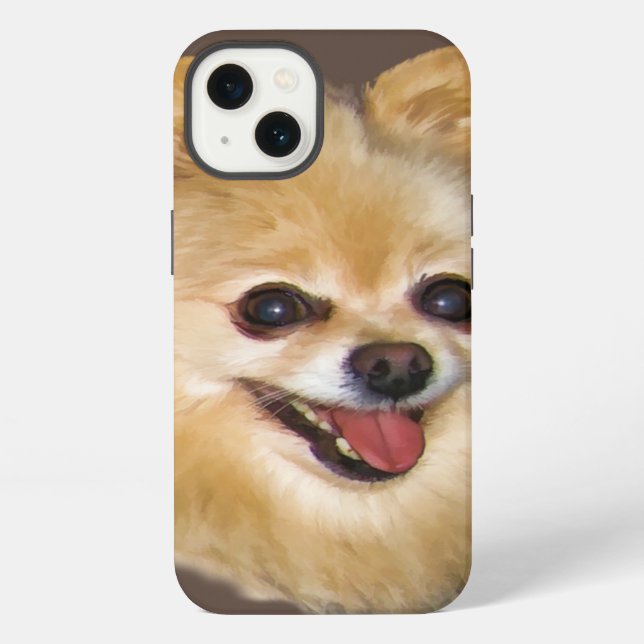 Pomeranian Dog Customisable iPhone Case (Back)