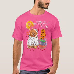 Pomeranian Dog Halloween Costume Dog T-Shirt