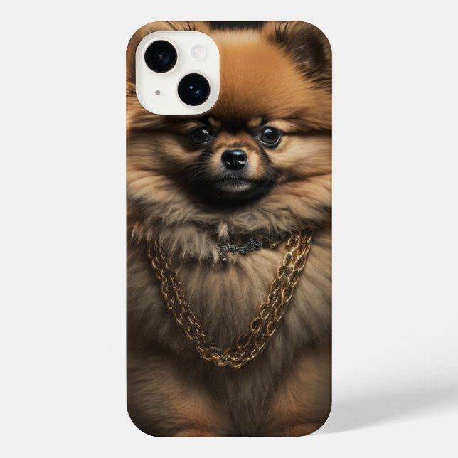 Pomeranian dog - Iphone phone case (Back)