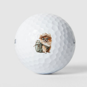 Pomeranian Dog Lover Golf Balls