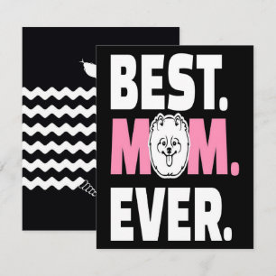 Pomeranian dog Mum Gift Mother's Day Invitation