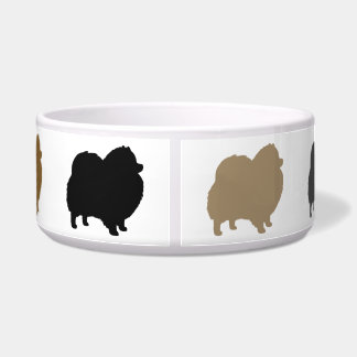 Pomeranian Dog Silhouettes