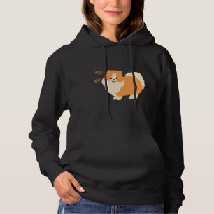 Pomeranian Dog Woof Woof Hoodie