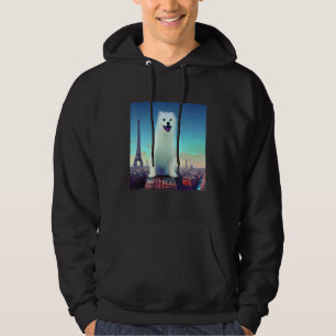 Pomeranian Eiffel Tower France Paris Men Women Do Hoodie