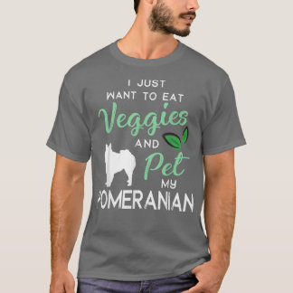 Pomeranian Funny Vegan Dog Lover Owner Xmas Birthd T-Shirt