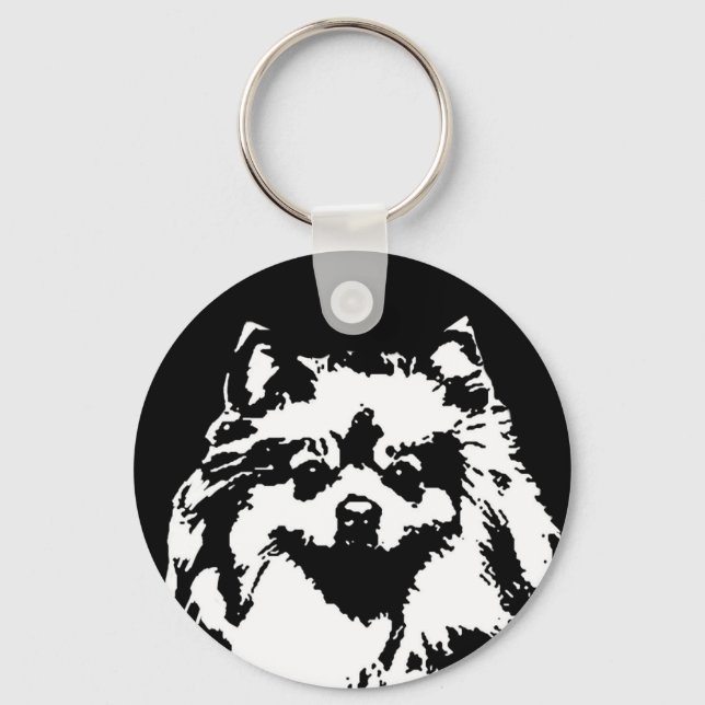 Pomeranian Gifts - Keychain (Front)
