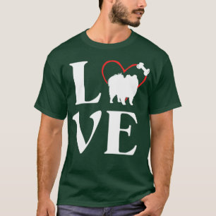 Pomeranian Gifts Love Dogs Tshirts For Women Dog M