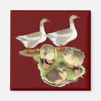 Pomeranian Goose Family Magnet