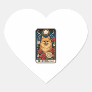 Pomeranian Heart Sticker