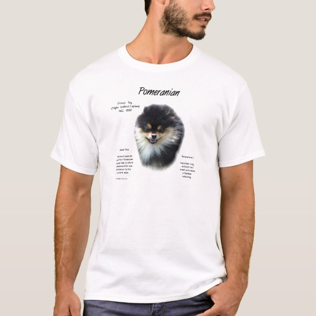Pomeranian History Design T-Shirt (Front)