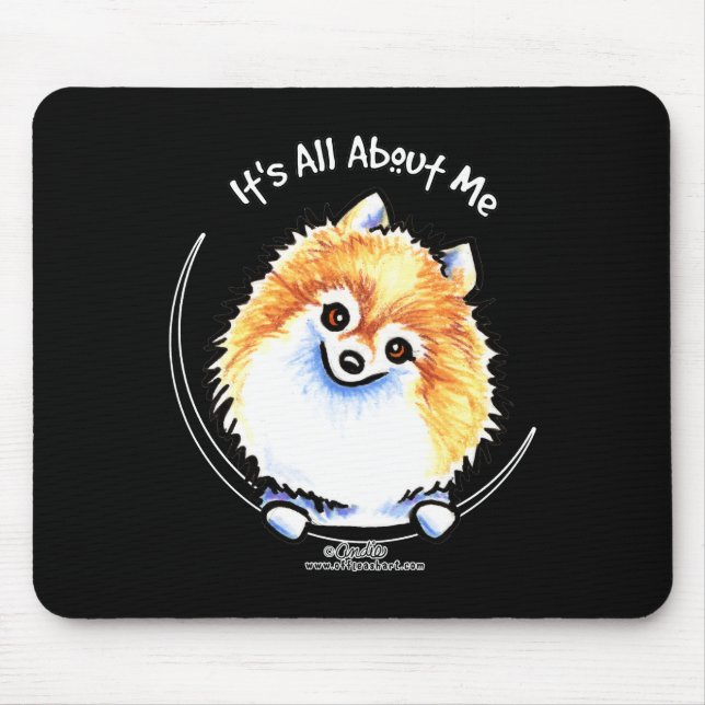Pomeranian IAAM Mouse Pad (Front)