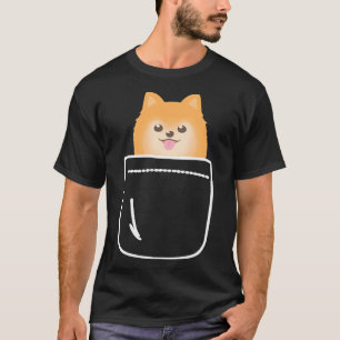 Pomeranian In Your Pocket Funny Puppy Lover T-Shirt