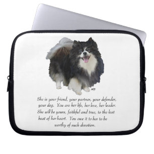 Pomeranian Keepsake Female Laptop Sleeve