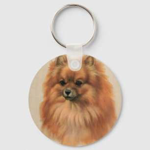 Pomeranian Key Ring