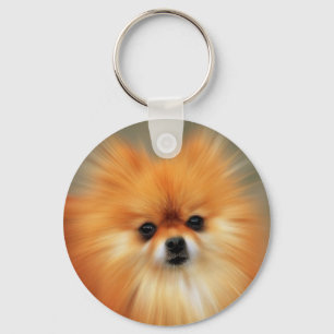 Pomeranian Key Ring