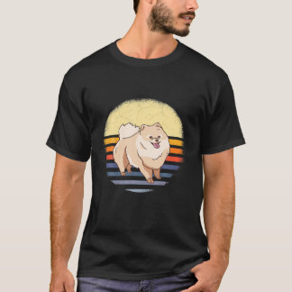 Pomeranian Lover Pom Owner Dog Breed Vintage Retro T-Shirt