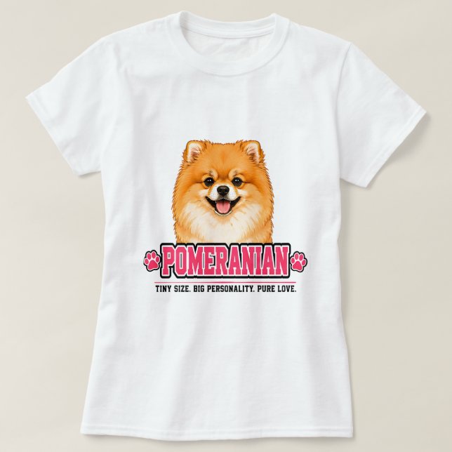 🐾 Pomeranian Lover Sign 🐾 T-Shirt (Design Front)