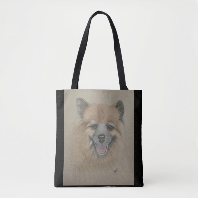 Pomeranian LoversTote, Shoulder Tote Bag (Front)