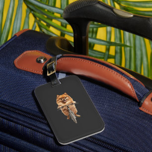Pomeranian Luggage Tag