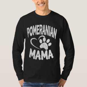 Pomeranian Mama Dog Lover Pom Mom Owner T-Shirt