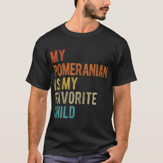 Pomeranian Mom Dad Dog Lover Funny Sarcastic Pet Q T-Shirt