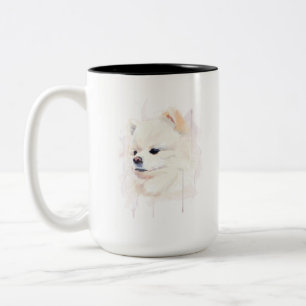 Pomeranian Mug – Pom Dog Coffee Mug, Watercolor