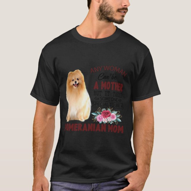 Pomeranian Mum 36 T-Shirt (Front)