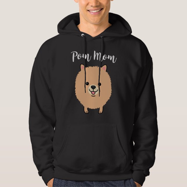 Pomeranian Mum 37 Hoodie (Front)
